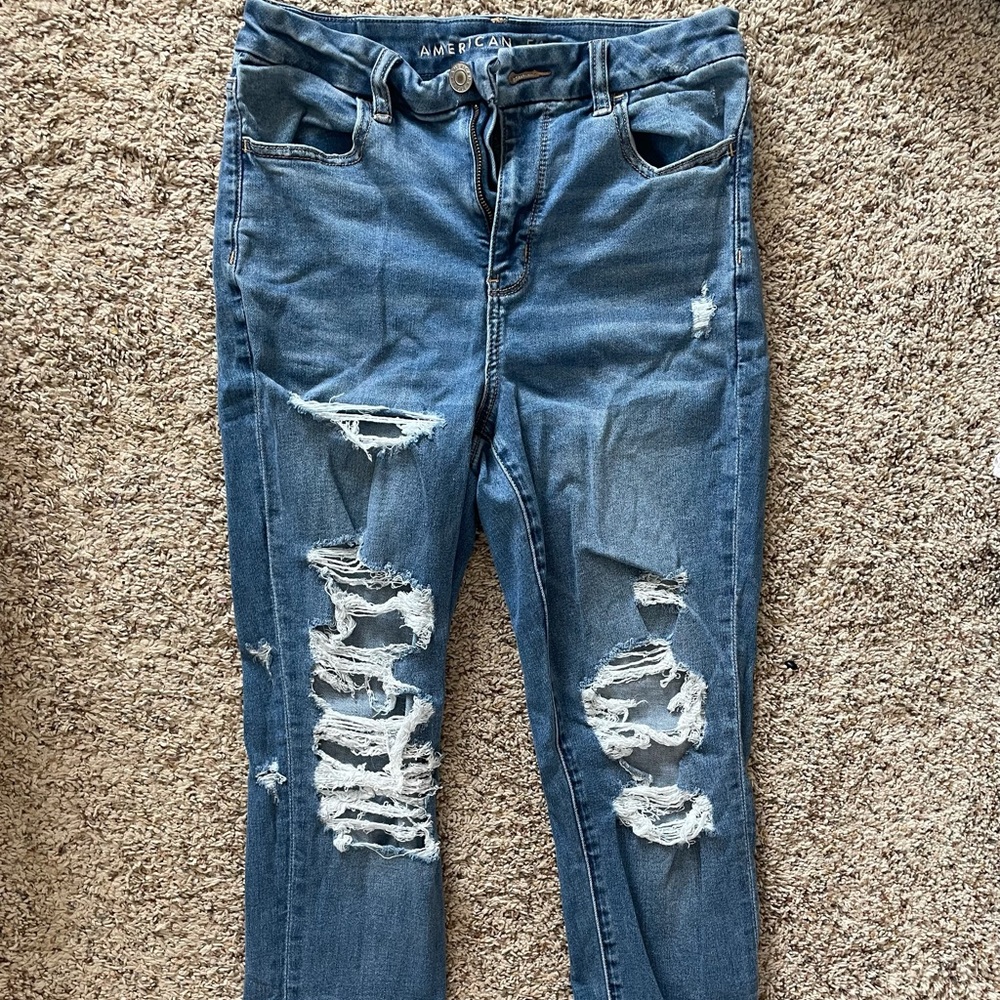 American Eagle Distressed Skinny Jeans